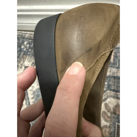 Arch Alblame Flats Women’s Size 8 EUR 39 Nubuck Leather Skip On Comfort - Picture 5 of 7